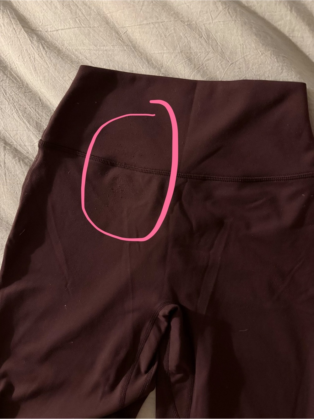 CSB Form Invisible Scrunch Flare Leggings | Espresso S - Picture 8 of 9